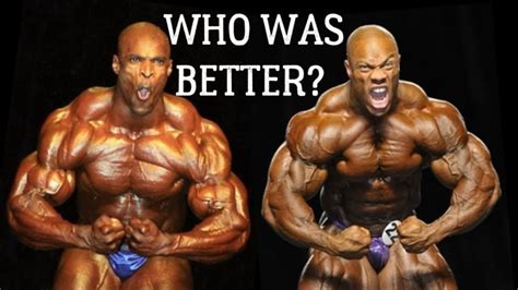 WATCH: Phil Heath 2011 vs. Ronnie Coleman 1999 .